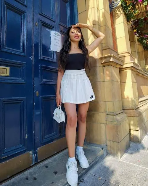 59 Cute Tennis Skirt Outfits To Steal 2023: How To Wear A Tennis Skirt -  Girl Shares Tips