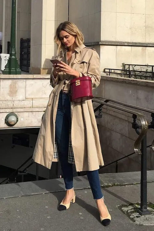 trench coat outfit ideas for women