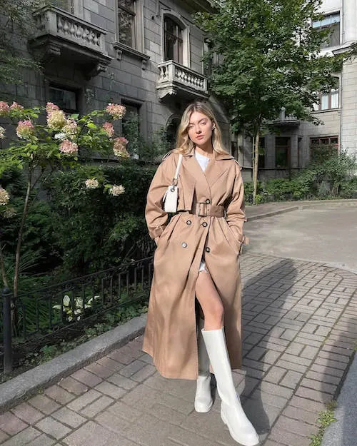 trench coat outfit ideas for women