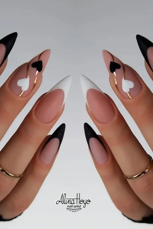 trendy Valentine's Day nails
