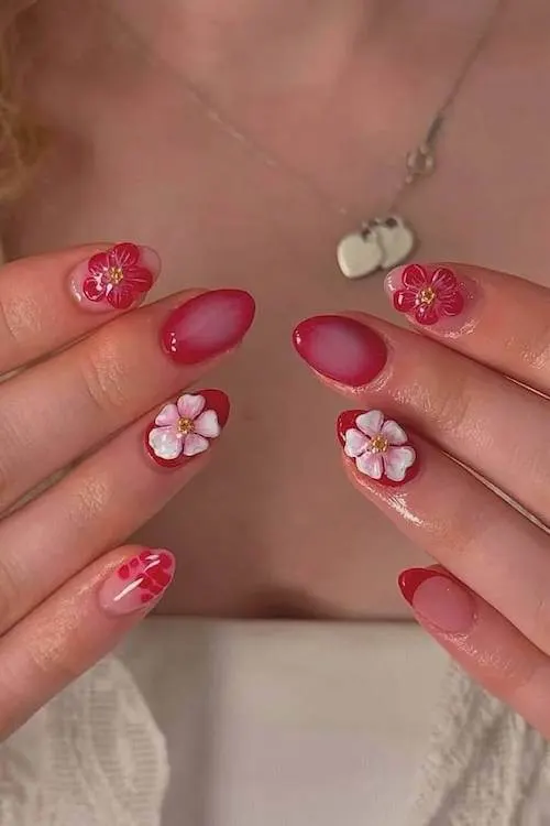 trendy cute vacation nails