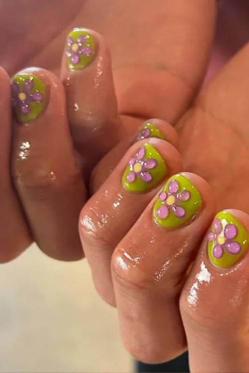 trendy cute vacation nails