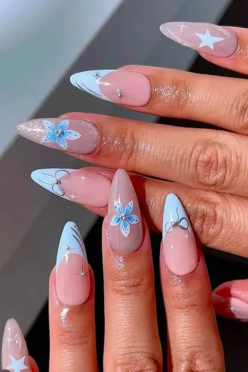 trendy cute vacation nails