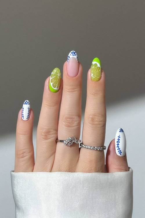 trendy cute vacation nails