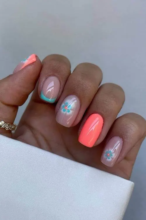 trendy cute vacation nails