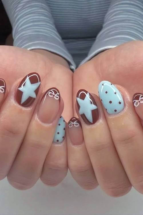 trendy cute vacation nails