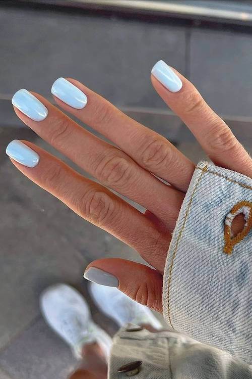 trendy short summer nails