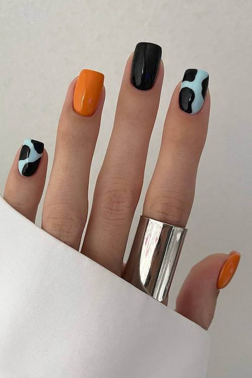 trendy short summer nails