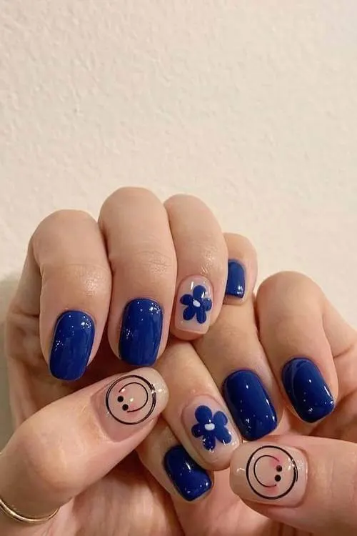 trendy short summer nails