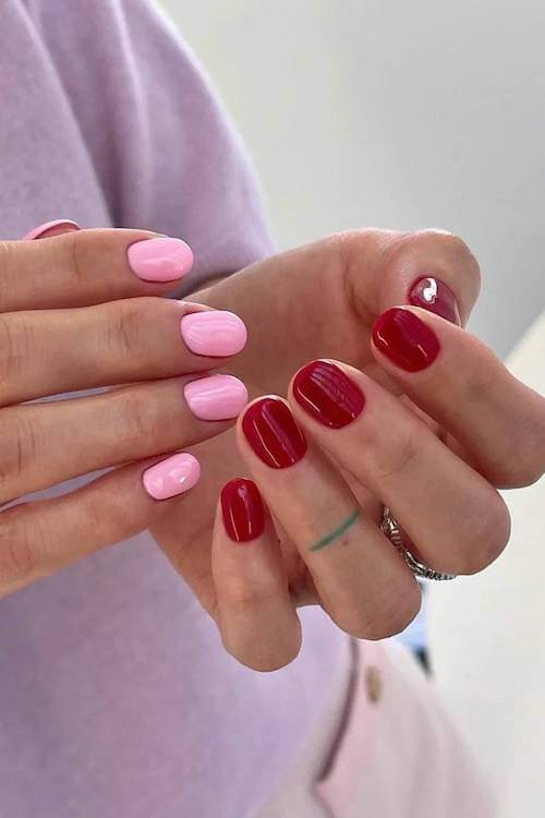 trendy short summer nails