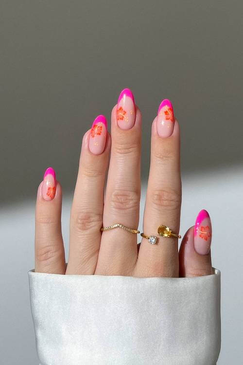 trendy short summer nails