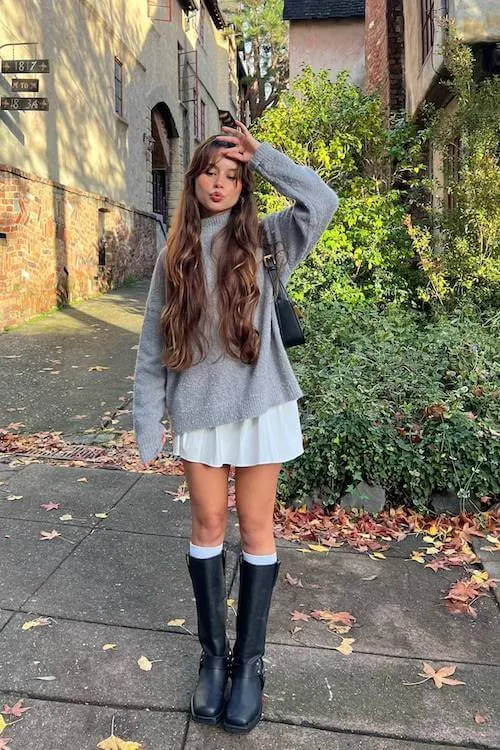 trendy tennis skirt outfit