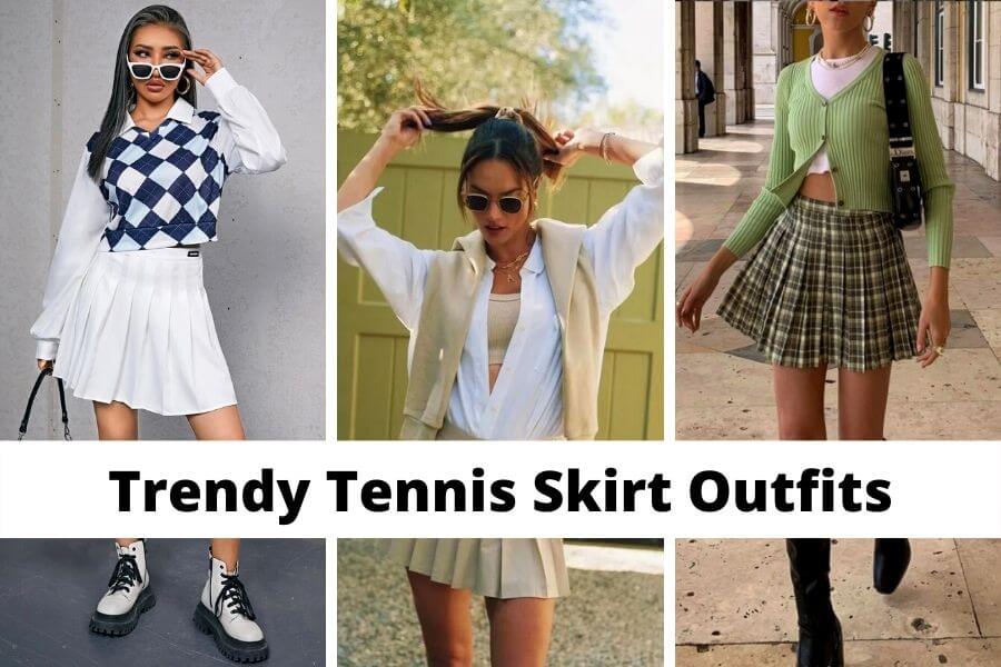 cute tennis skirt outfits