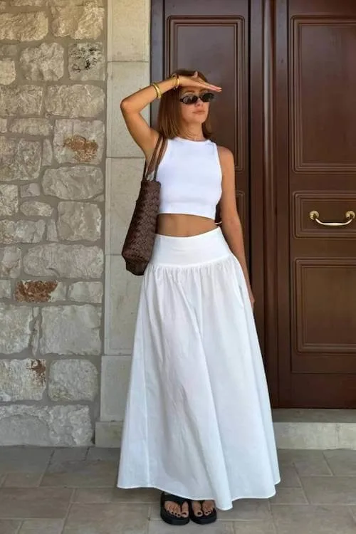 tropical vacation outfit
