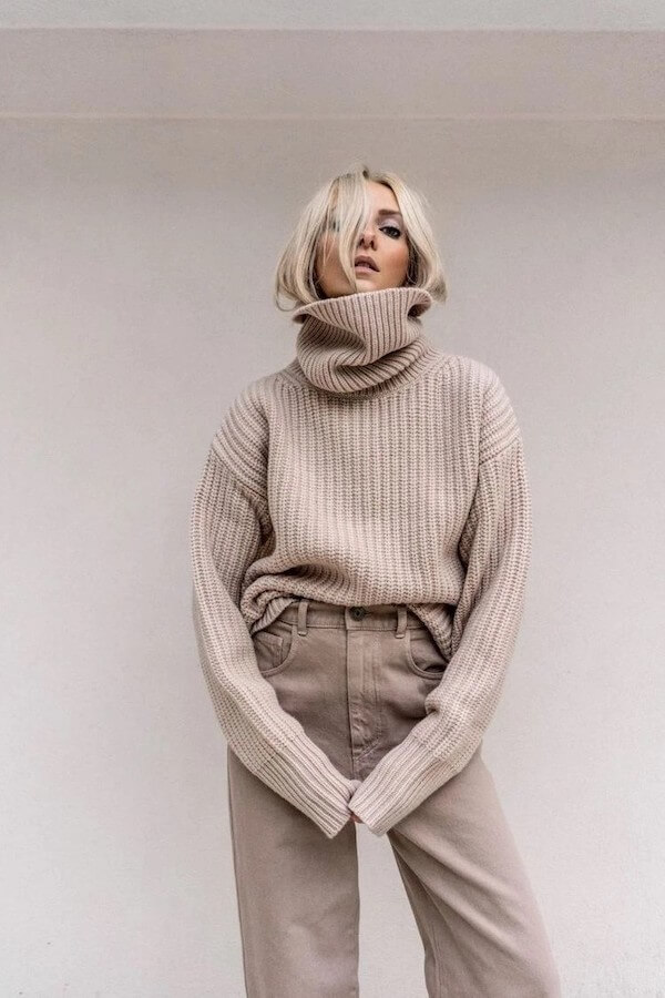 turtleneck outfit women