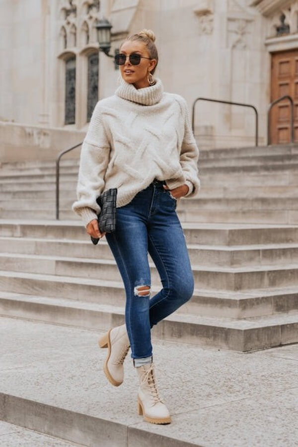 turtleneck outfit women