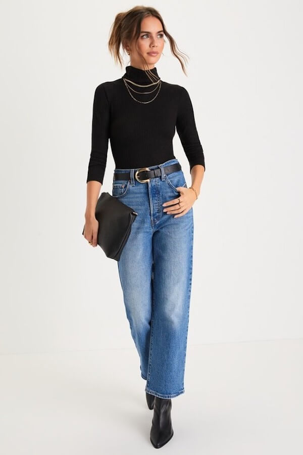 turtleneck outfit women