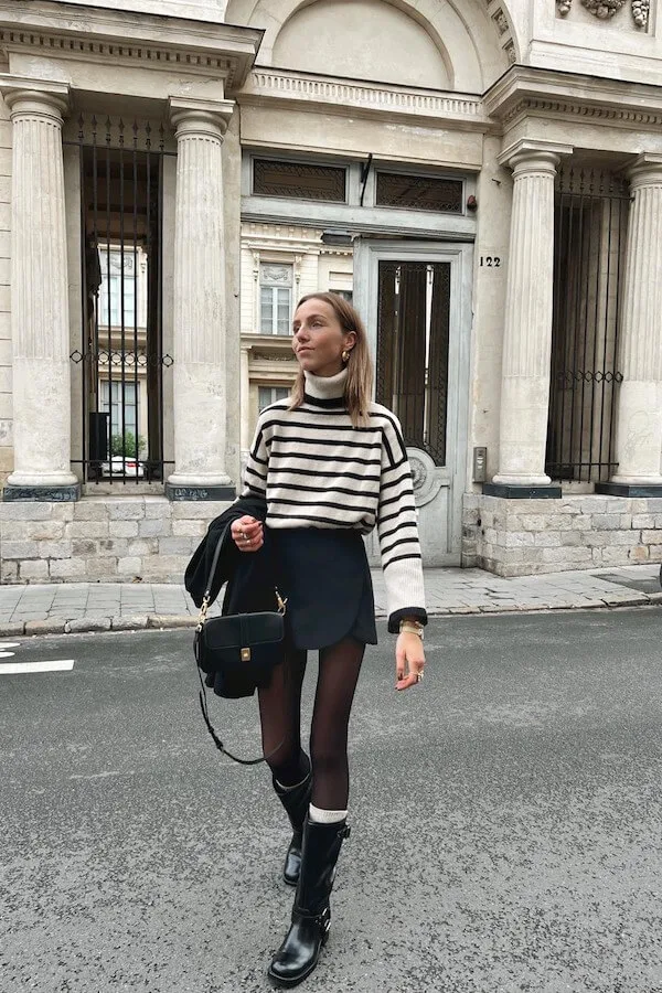 turtleneck outfit women