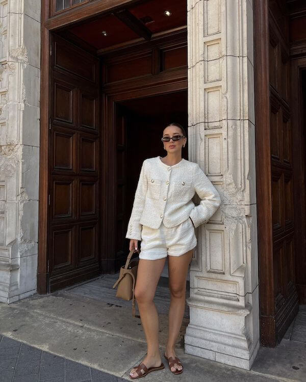 tweed jacket outfit ideas