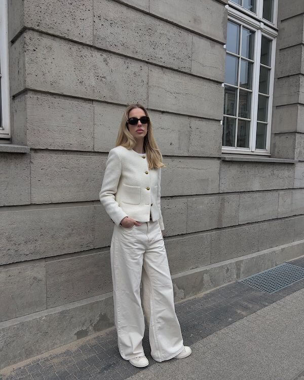 tweed jacket outfit ideas