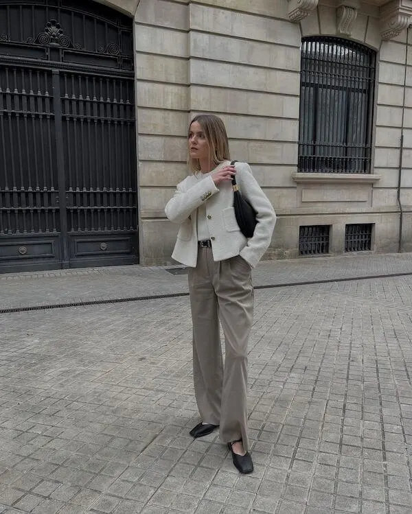 tweed jacket outfit ideas