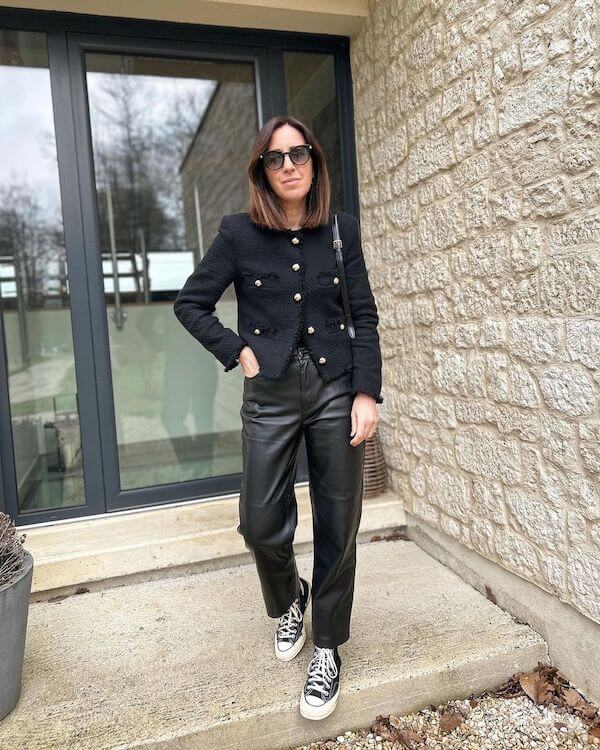 tweed jacket outfit ideas