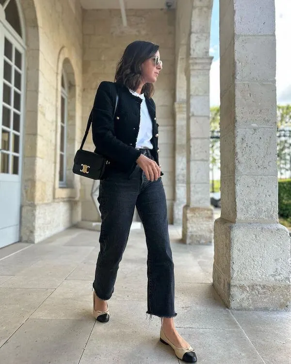 tweed jacket outfit ideas
