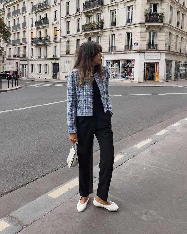 tweed jacket outfit ideas