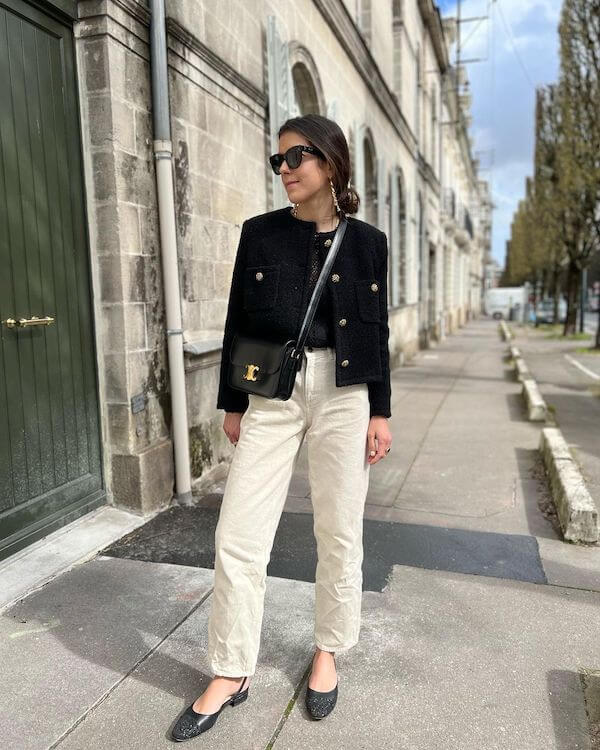 tweed jacket outfit ideas