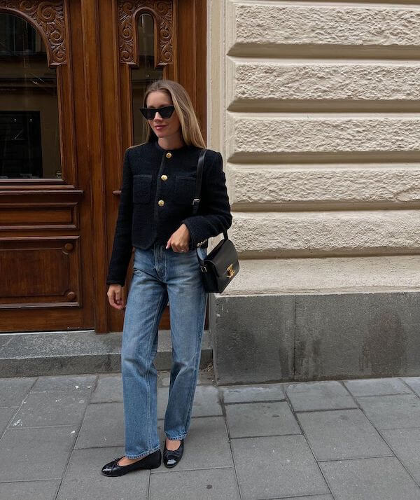 tweed jacket outfit ideas