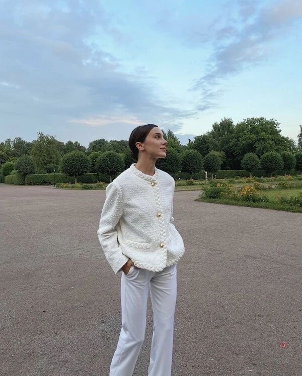 tweed jacket outfit ideas
