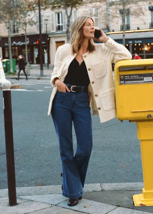 tweed jacket outfit ideas
