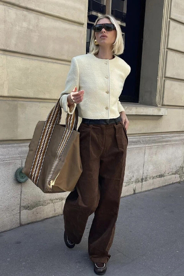 tweed jacket outfit ideas