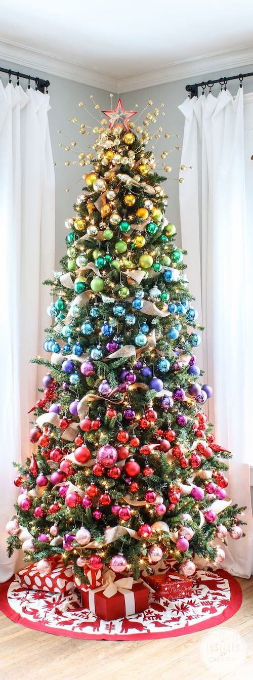 unique Christmas tree decor ideas