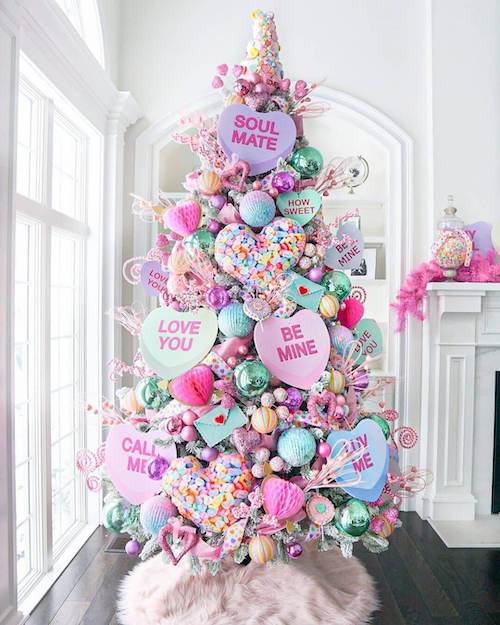 unique Christmas tree decorating ideas