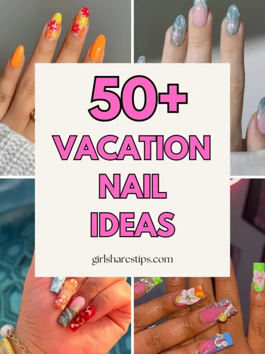 50+ Perfect Vacation Nails for Your Next Getaway
