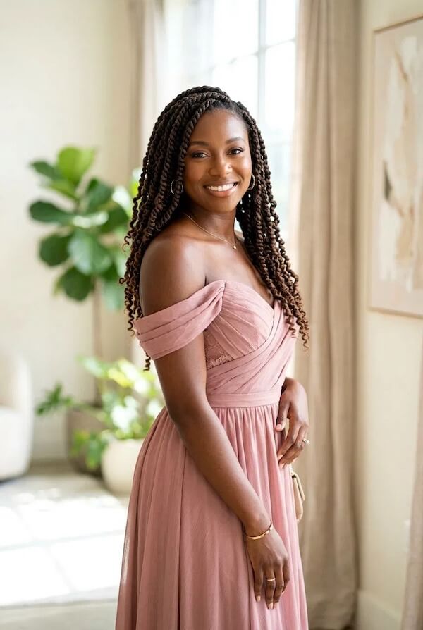 Bohemian-Inspired Goddess Locs