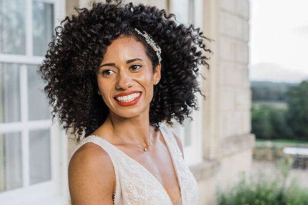 Natural Curls with Sparkle Headband