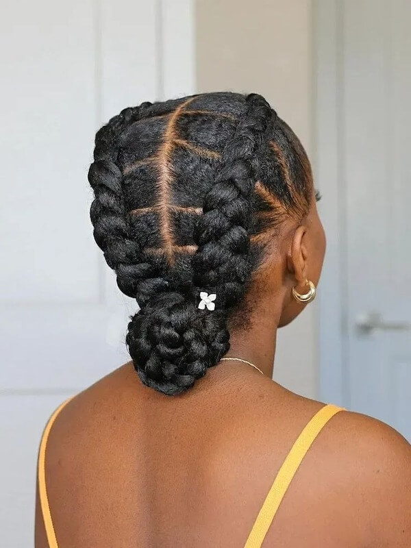 Braided Bun Updo