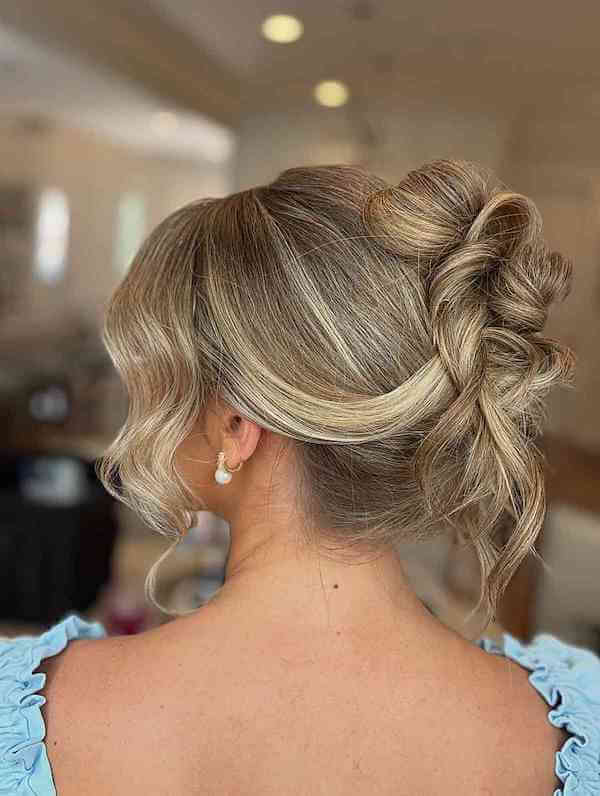 Romantic Tousled Updo