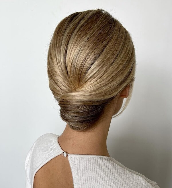 Sleek French Twist Updo