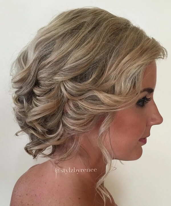 Romantic Curly Updo