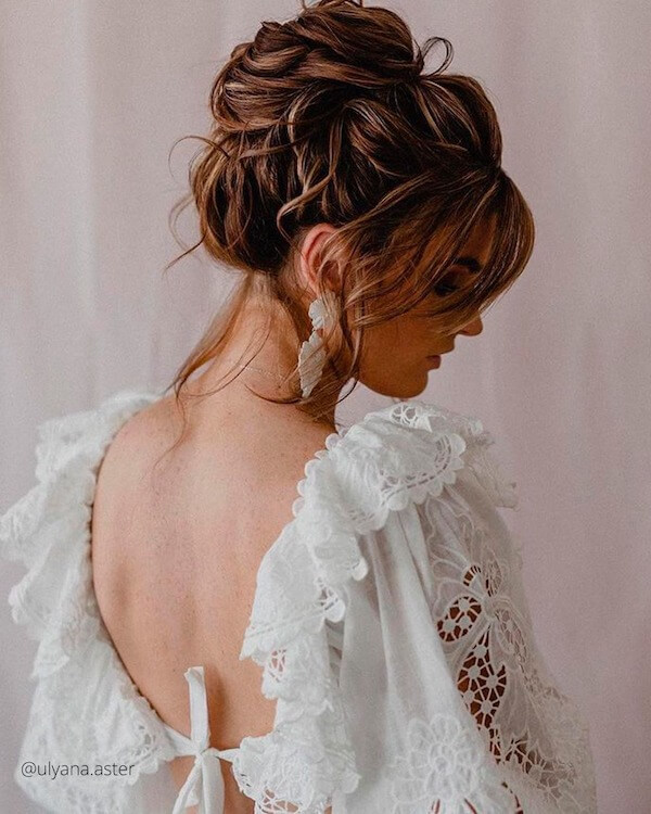 Romantic Tousled Updo