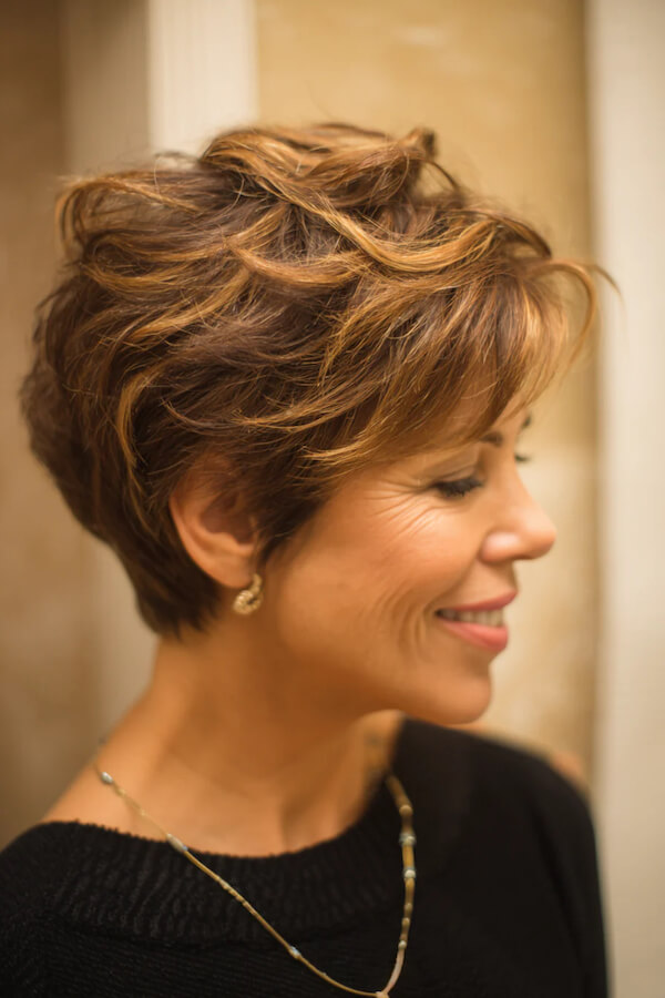 Tousled Short Pixie Cut
