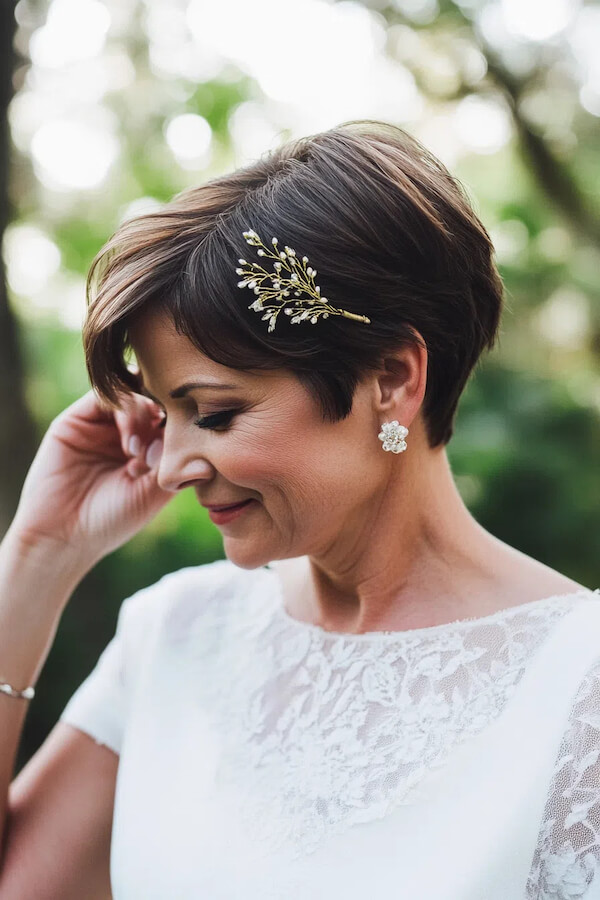 Chic Pixie Cut With Hairpiece