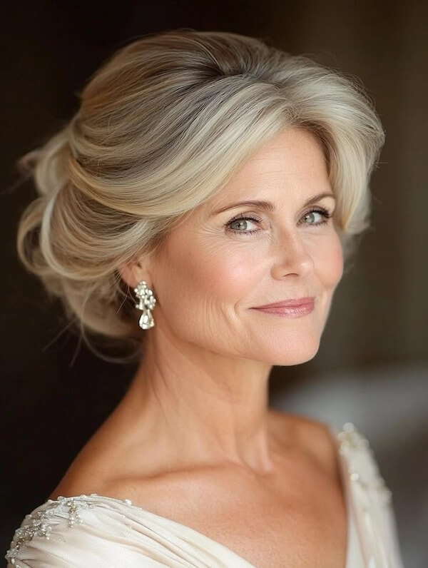 Timeless Low Chignon for Women Over 50