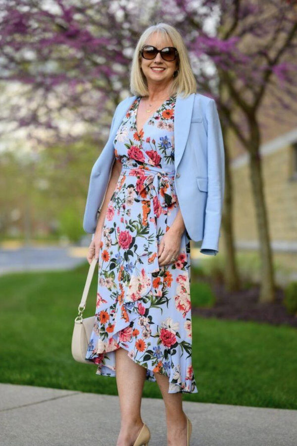 wedding guest jacket over dress