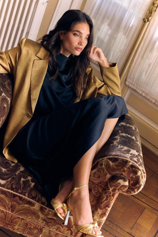 wedding guest jacket over dress
