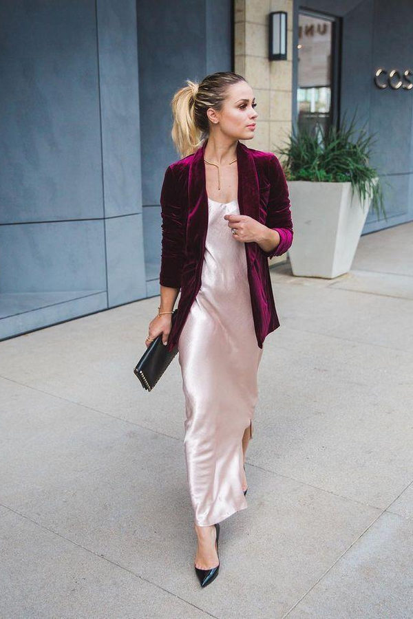 wedding guest jacket over dress