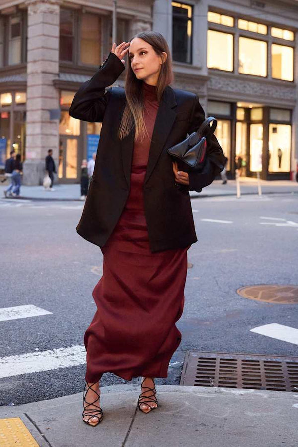 wedding guest jacket over dress